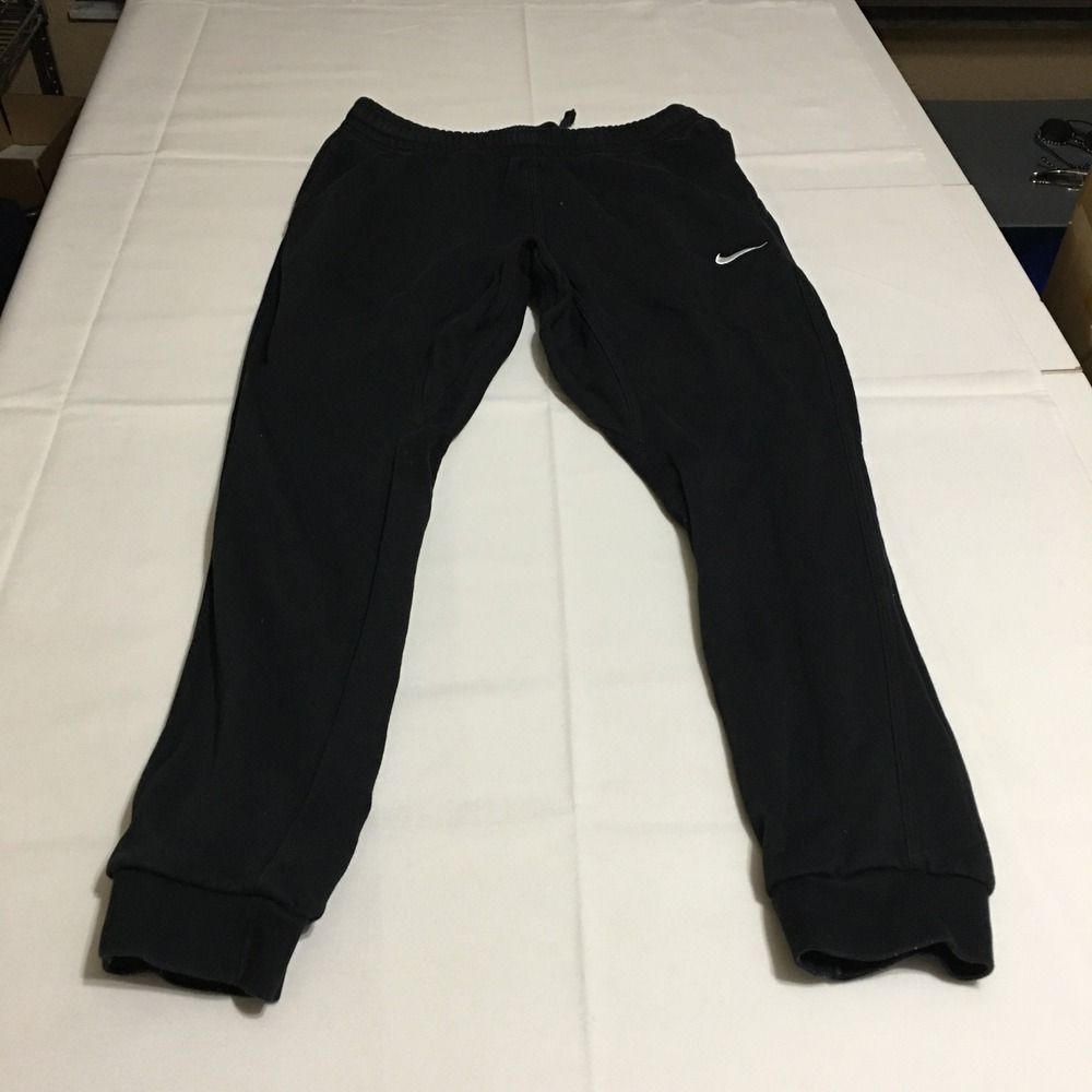 Nike Sportswear Club Fleece Joggers Mens Medium Black Sweatpants